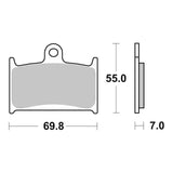 Brembo Prime Sinter Front Brake Pads 07SU22SA