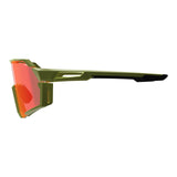 Leatt RideViz Pro Sunglasses - Neon Yellow Iriz Cryztal Red 13 VLT