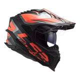 LS2 MX701 Explorer Alter Helmet - Matte Black / Orange