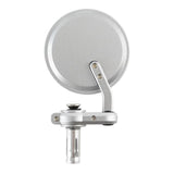 Oxford Bar End Mirrors - Silver (Pair)