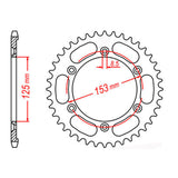 Sprocket Kit Honda NXR125 - 428H 13/54