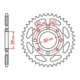 Sprocket Kit Marshin / Kazume Cheetah 200 14-56 - 428H 14/56