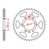 Sprocket Kit Suzuki ATV LT160 - 520XRE 11/39