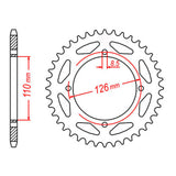 Sprocket Kit Kawasaki/SUZ KX/RM65 - 420MS 13/47