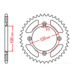 Sprocket Kit Yamaha YZ85 SW '19- - 428H 14/46