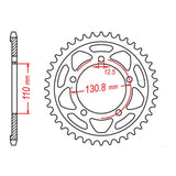 Sprocket Kit BMW S1000RR '09-'14 - GB525ZXW 17/44