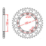 Sprocket Kit Honda CB250 Hornet - 520H 14/45