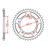 Sprocket Kit Suzuki GSF1250/S Bandit '07-'11 (recom) - 530ZXW 18/43